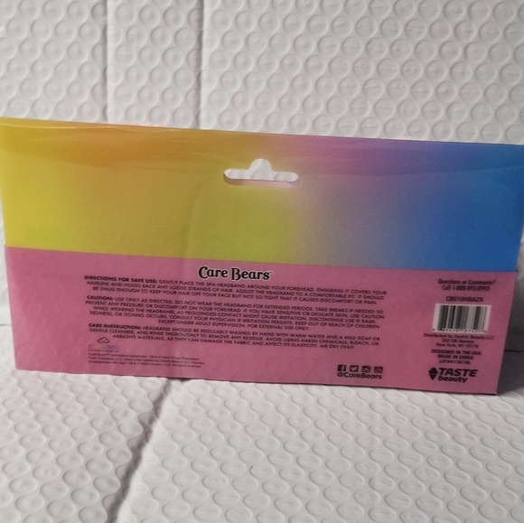 Care Bears Cheer Bear Pink Plush Spa Headband - Picture 4 of 5